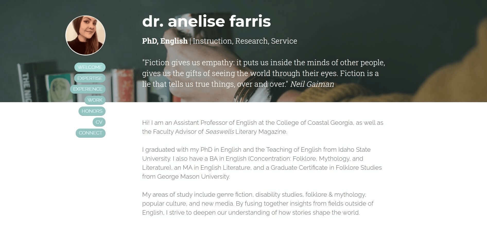 Strikingly用戶傳記實例二 Strikingly用戶傳記實例二